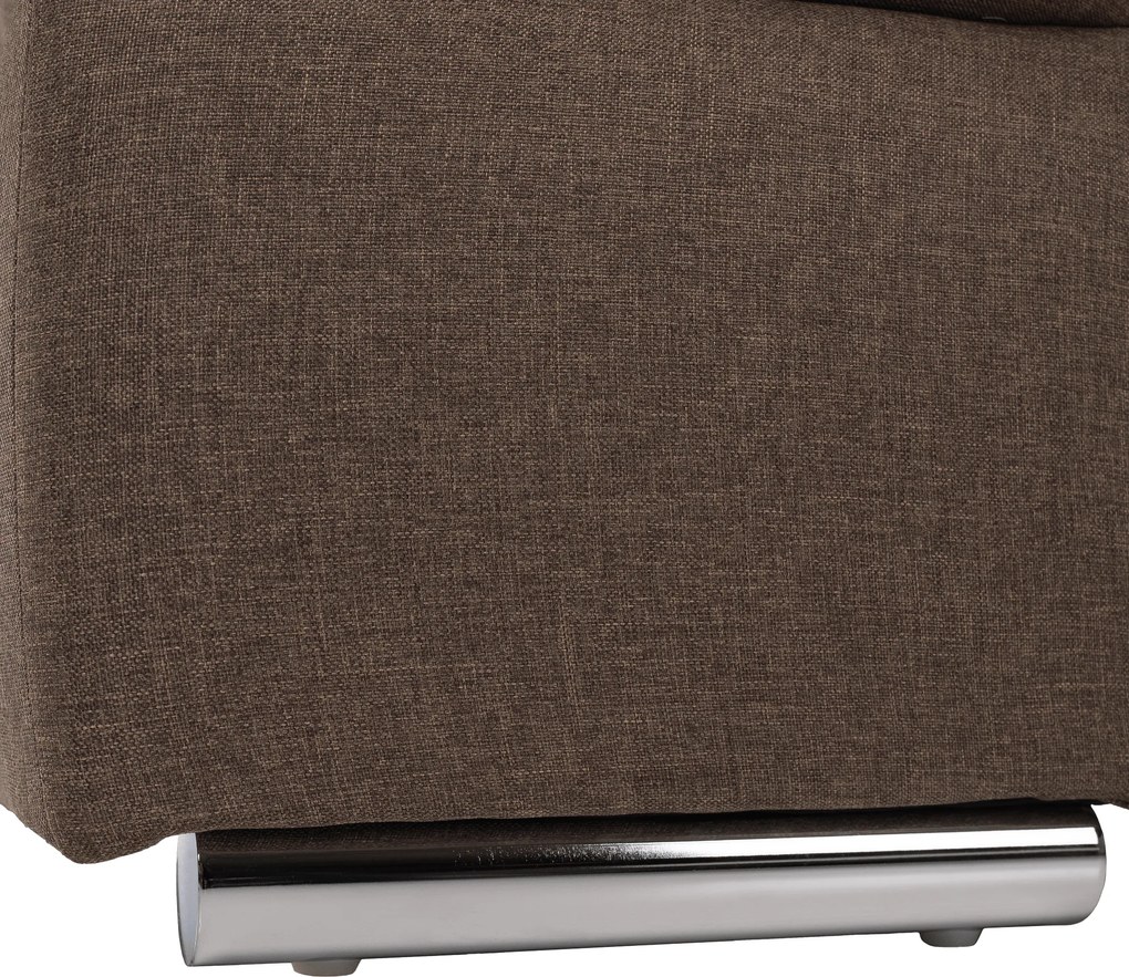 Ülőgarnitúra, szövet szürke-barna Taupe, SEGORIA LUX