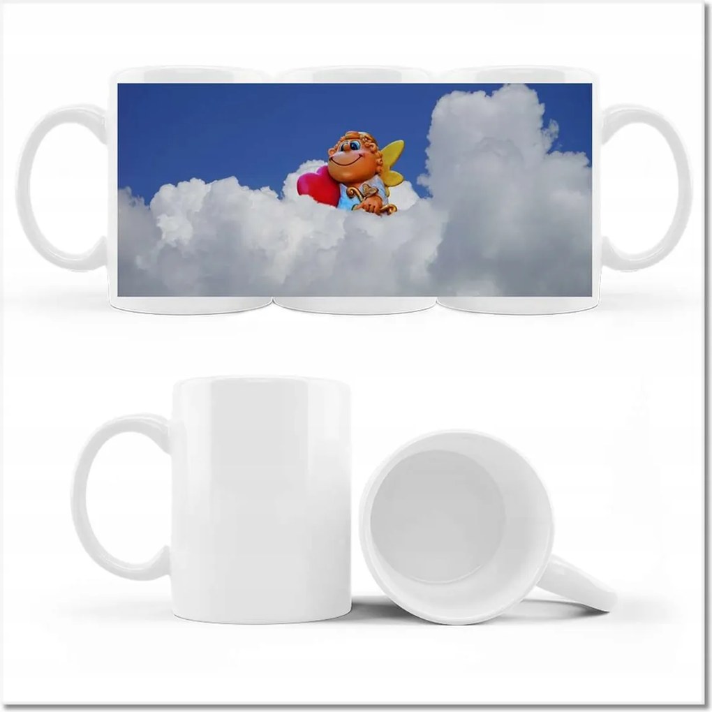 Ámor mintás bögre