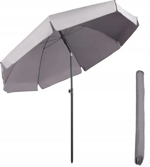 Kerti Terasz Napernyő Terasz Nagy Szürke 240 CM