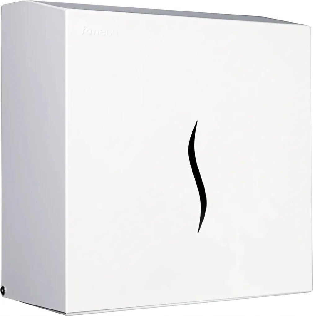 Papírtörlő tartó Faneco acél fehér 600 levél számára