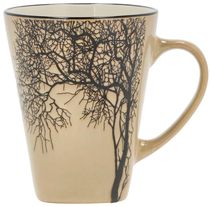 Krémszínű agyagkerámia bögre 350 ml Hela – Villa Collection