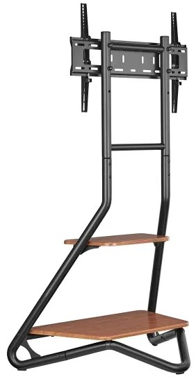 Nedis TVSM6200BK - Állvány TV-hez 37-75", fekete/barna