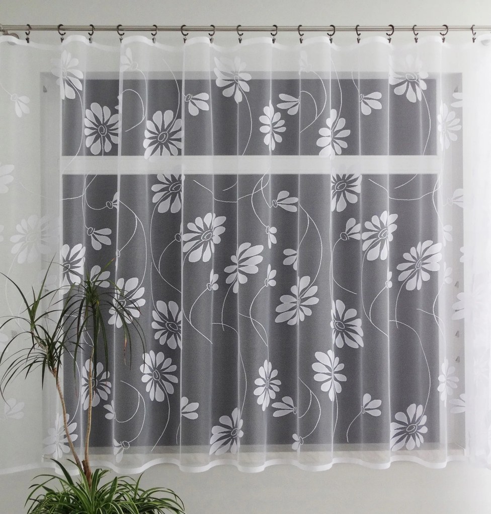 Mg Függöny 31096 Fehér 350x160 kész Bt lengyel M