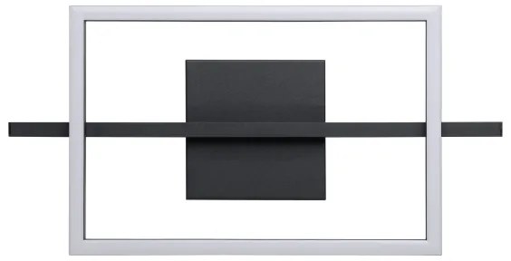 Eglo 901115 - LED Dimmelhető mennyezeti lámpa AMANDOLO LED/17W/230V fekete + + távirányító