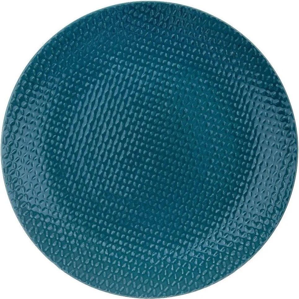 Ebédlő tányér Kerámia Kék Relief 27 cm Orion