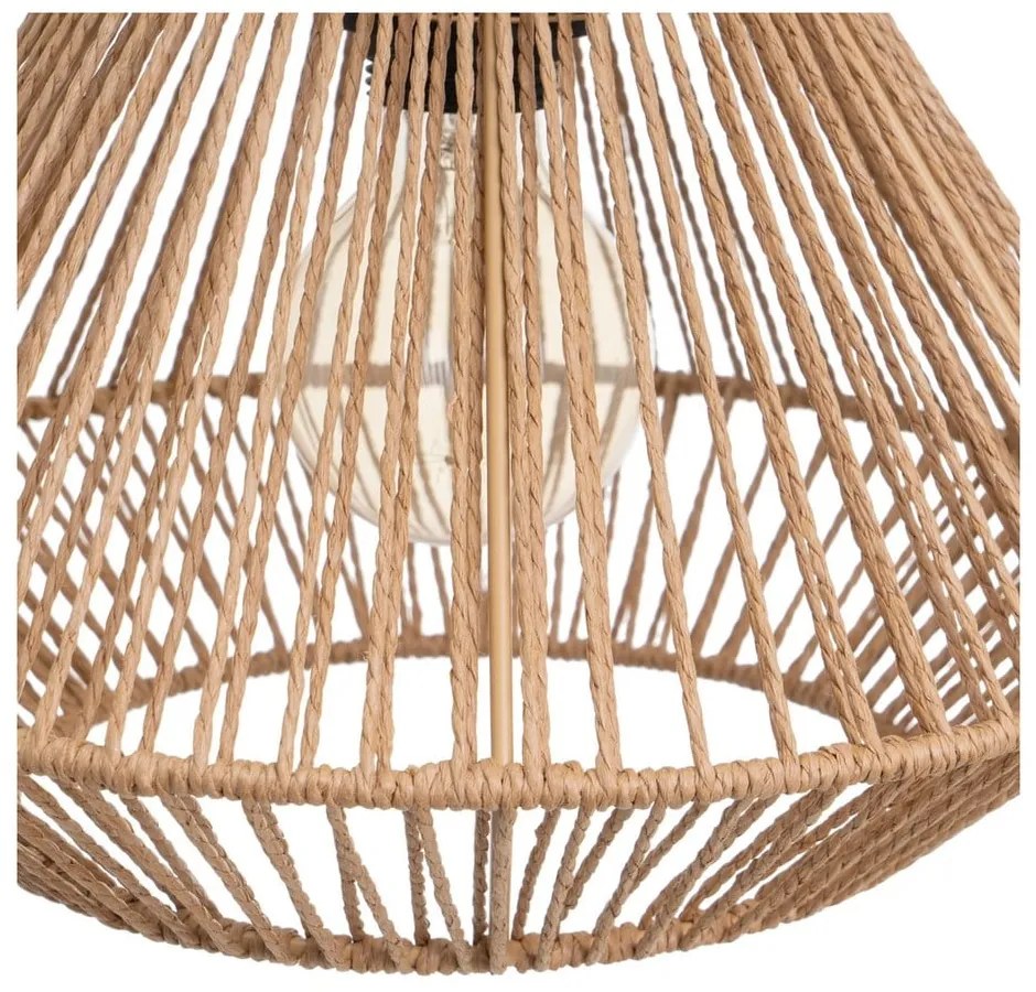 Natúr színű függőlámpa papír zsinór búrával ø 33 cm – Casa Selección