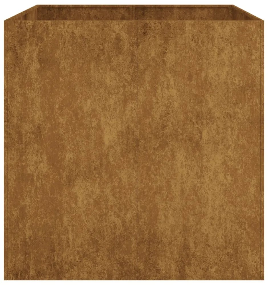 corten acél növénytartó 80x80x80 cm