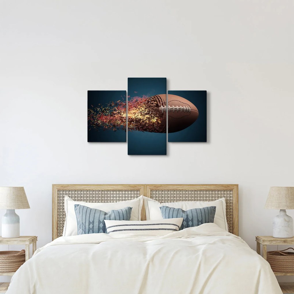 Kép - Rögbi labda akcióban (90x60 cm)