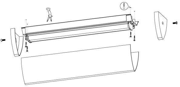 Eglo 94713 - LED Fürdőszobai lámpa GITA 2 1xLED/16W/230V
