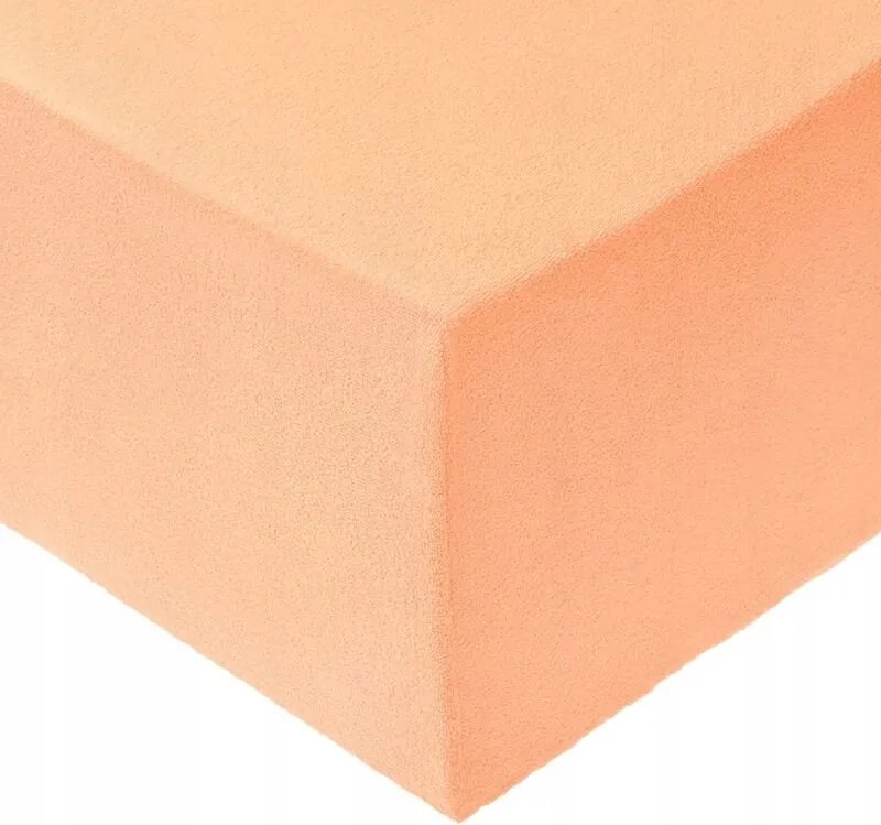 Gumis frottír lepedő 60x120 Ega kids narancssárga