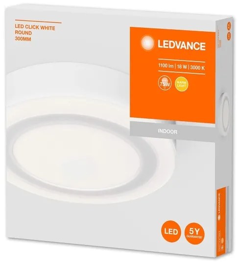 Ledvance - LED Mennyezeti lámpa ROUND LED/18W/230V á. 30 cm