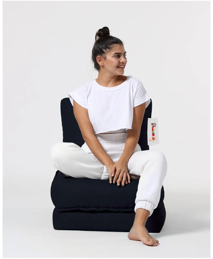 Fekete kerti ülőzsák Siesta – Floriane Garden