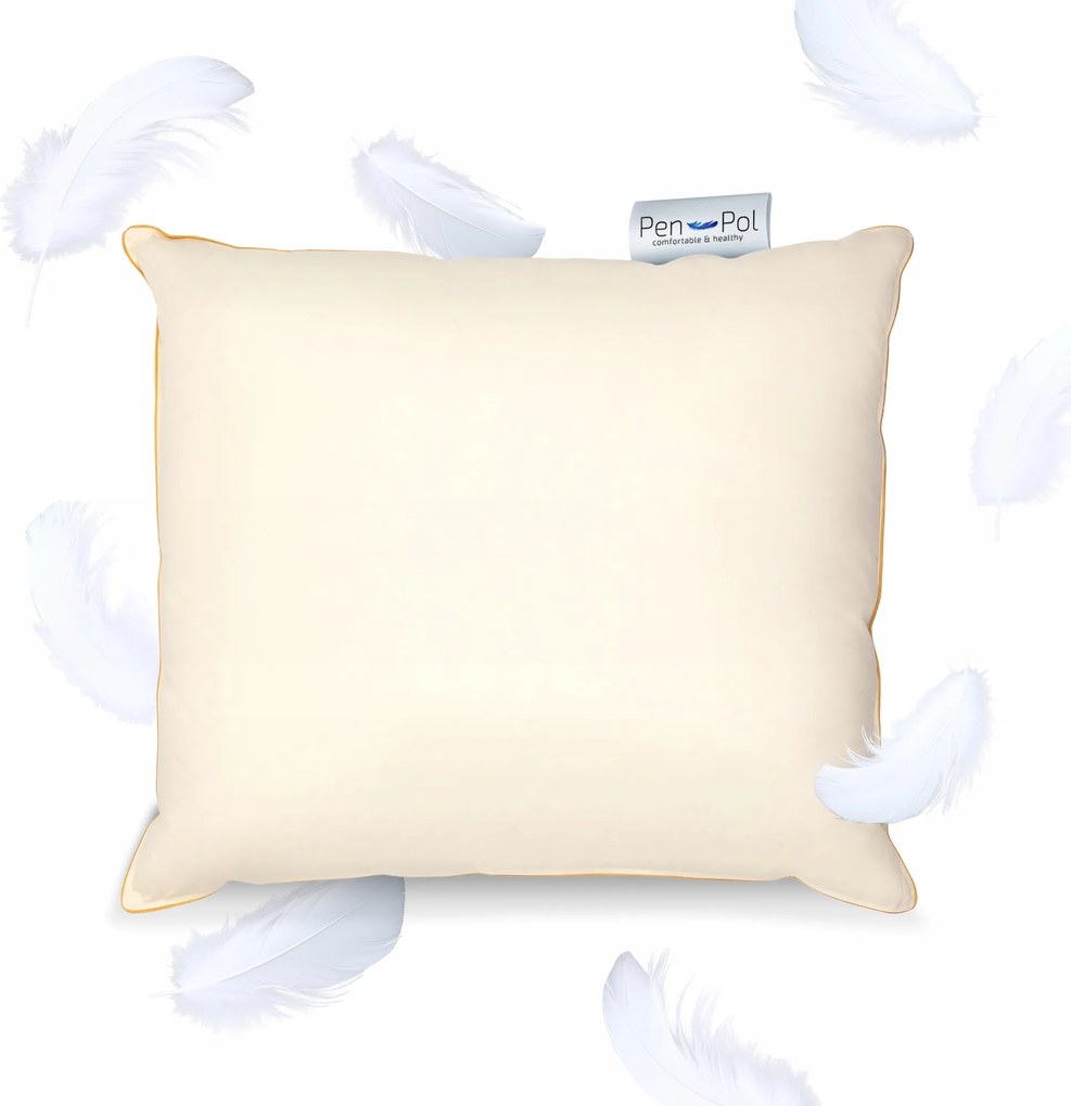 Prémium tollas alvópárna, 70x80 cm, ekrü 70% tollak hálószobába