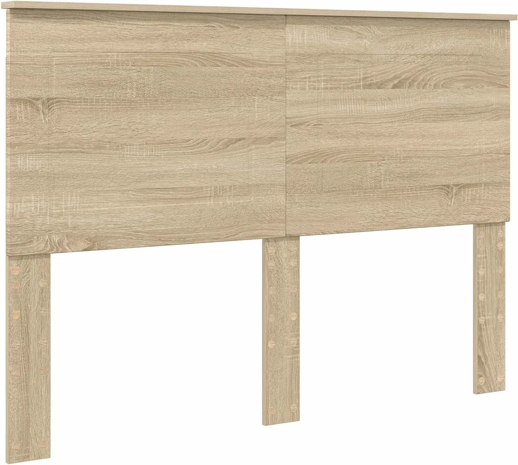 vidaXL Fejtámla Sonoma tölgy 140 cm Faanyag