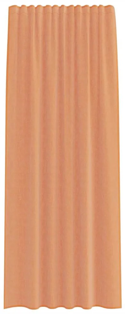 2 db terrakotta fátyolfüggönyök hurokkal 140x225 cm