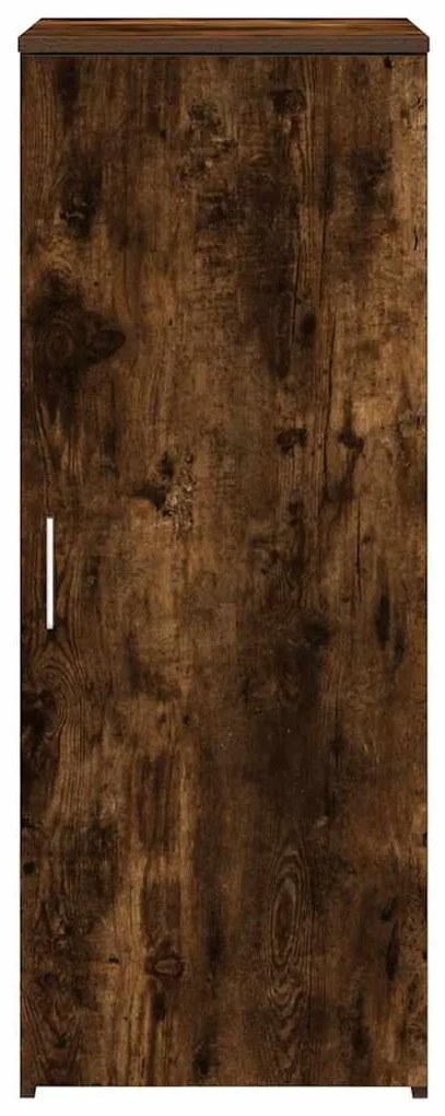 tároló szekrény füstös tölgy 40x45x103,5 cm szerelt fa