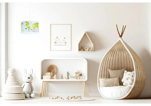 Gyerek csillár zsinóron SWEET DREAMS 1xE27/60W/230V átm. 30 cm