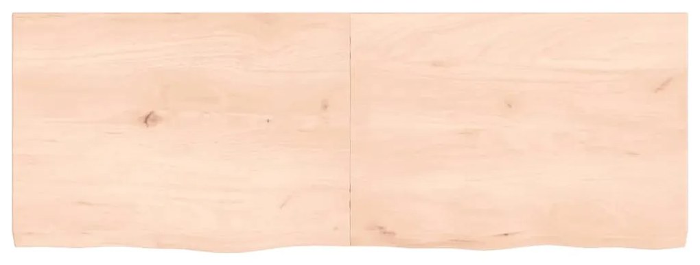 kezeletlen tömör tölgyfa asztallap 140x50x(2-4) cm