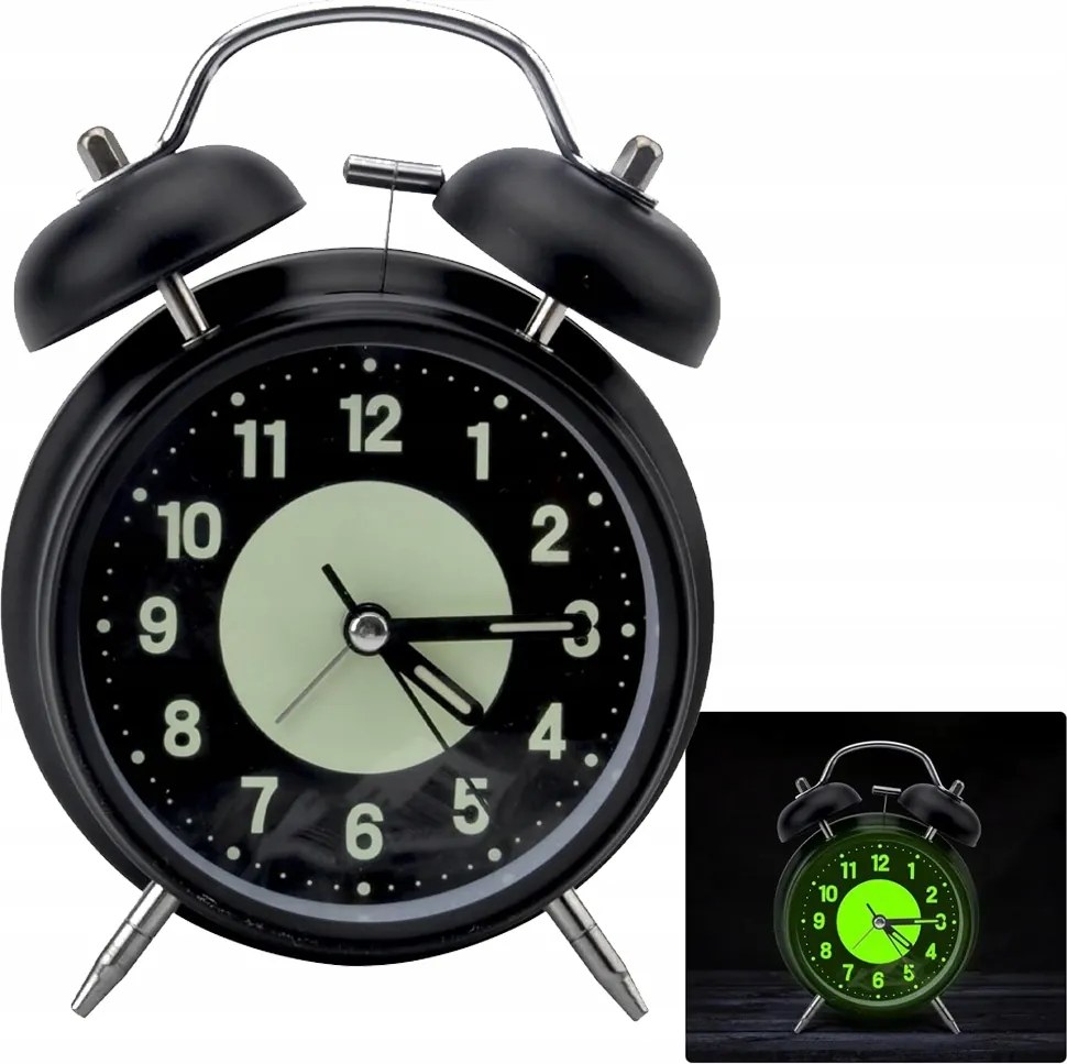 Retro óra Ébresztőóra klasszikus elemes Hangos riasztás klasszikus és hatékony