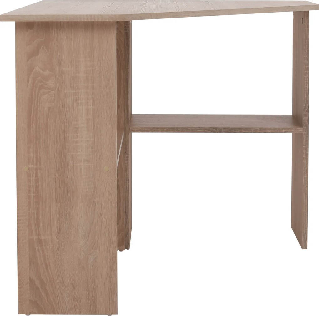 PC asztal, sarok, tölgy sonoma, RONY NEW