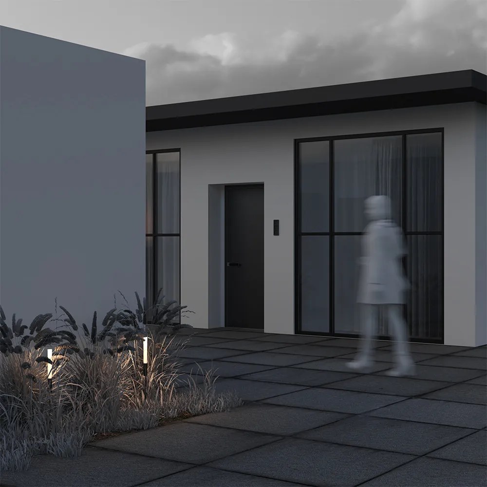 MAYTONI O487FL-L3GF3K FLARE Modern Kültéri Állólámpa Szürke LED IP65