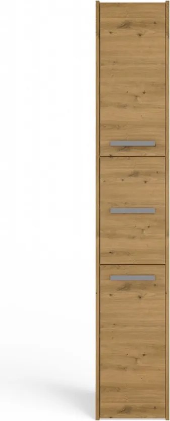 Fürdőszoba Szekrény Oszlop Könyvespolc S33 Tölgy Artisan