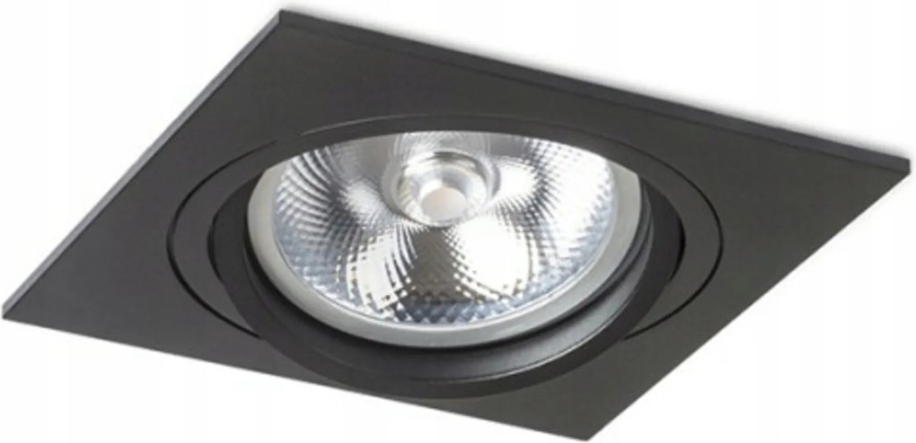 Rendl Pasadena G53 Sq I fekete süllyesztett lámpa 12V G53 50W