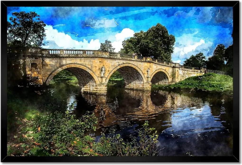 Poszterek keretben 60x40 Híd Tájkép Híd