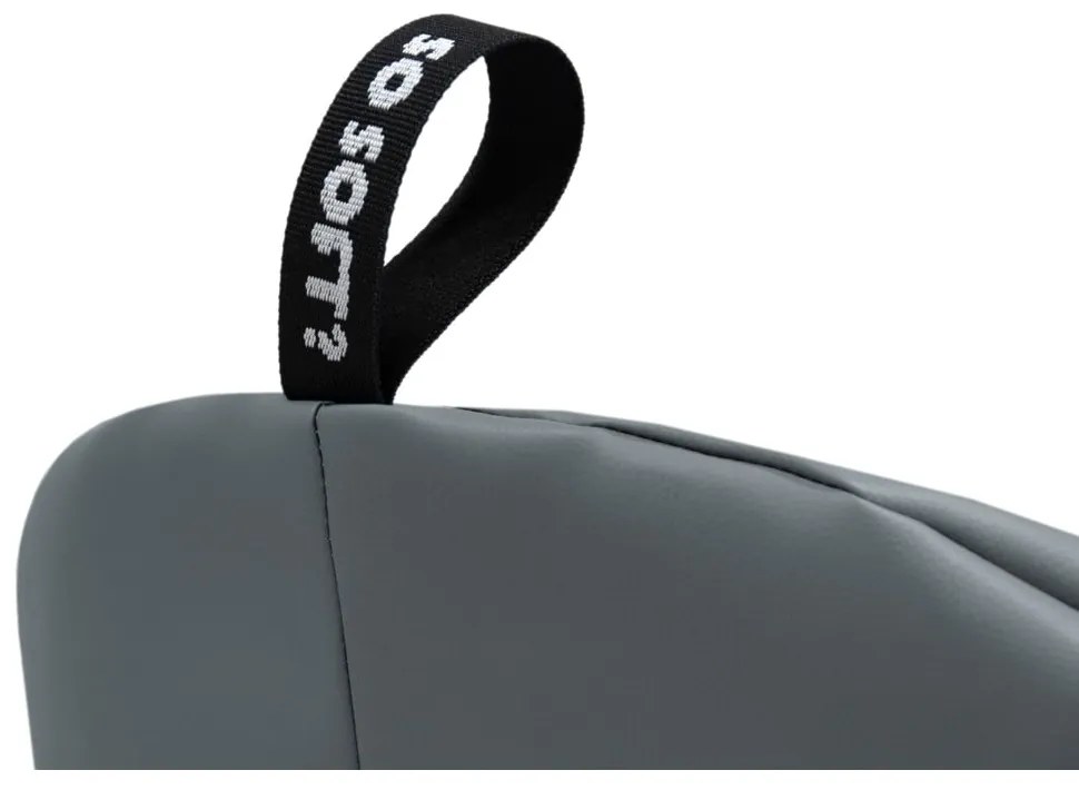 Bézs bőrutánzat gyerek babzsákfotel Round M – So Soft?