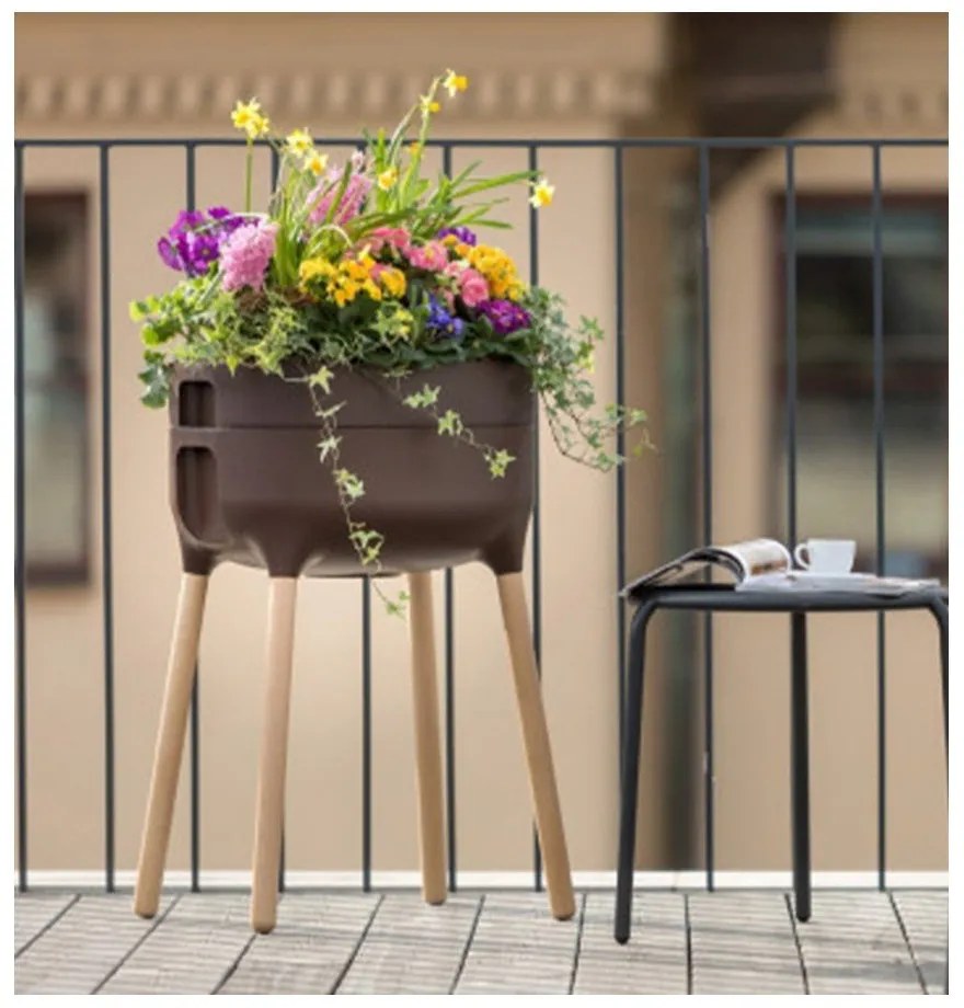 Műanyag önöntözős termesztő virágláda Urbalive – Plastia