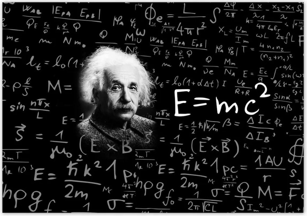 Poszterek 100x70 E=MC2 Albert Einstein