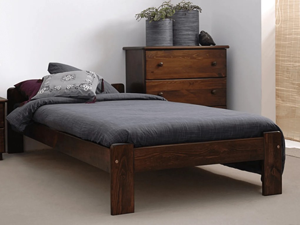 Fenyő ágy 80x200 Jasnena dió