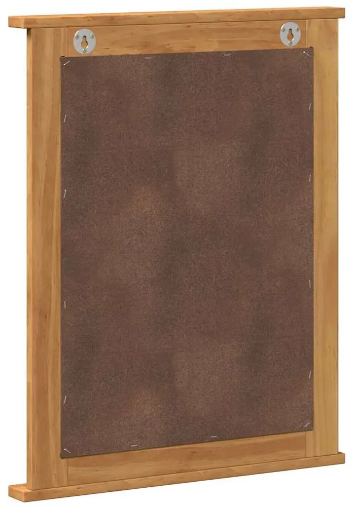 Tükör tükörrel VIGO mézbarna 55.5 x 5 x 70 cm Tömör fenyőfa