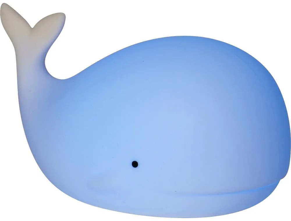 Fehér LED gyerek éjjeli lámpa Whale - Star Trading