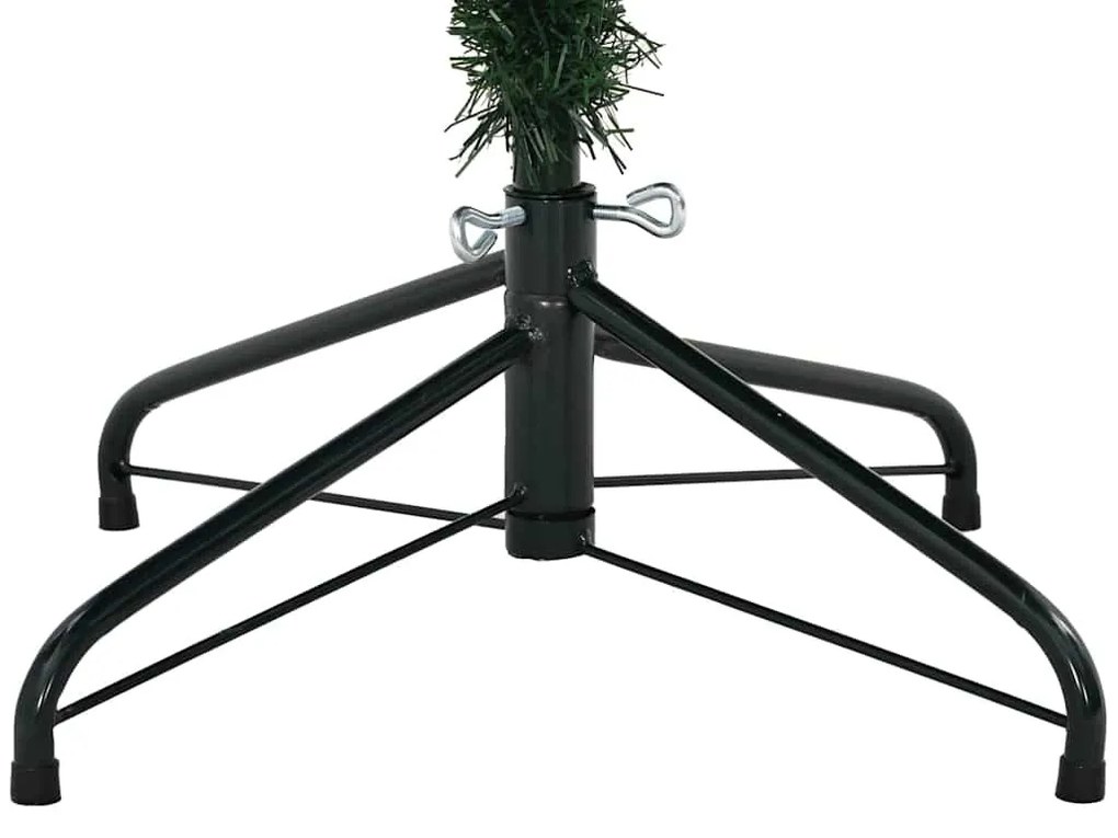 Mű karácsonyfa állvánnyal Zöld 240 cm PVC, PE és acél