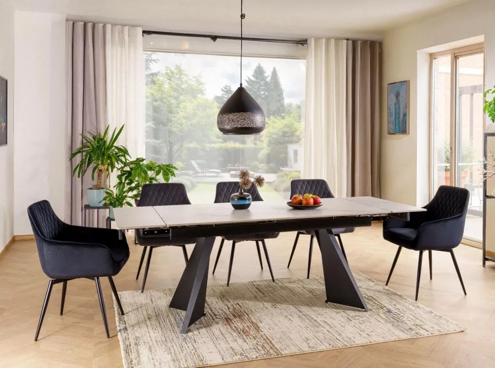 Laconi bővíthető étkezőasztal fehér 160-220 cm