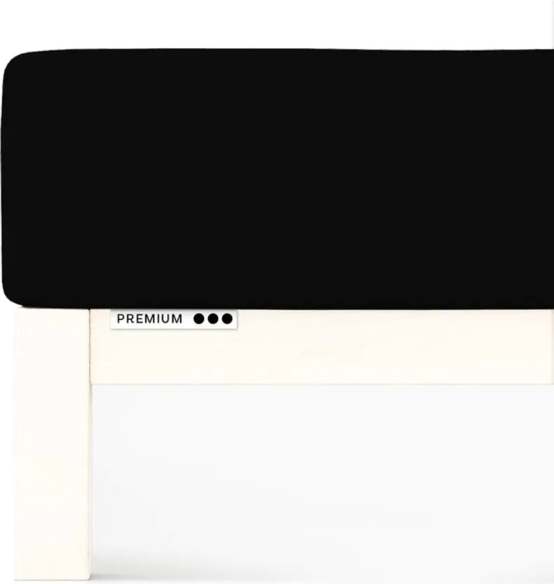 Schlafgut Premium lepedő 180x190-200x220 cm Off Black 799