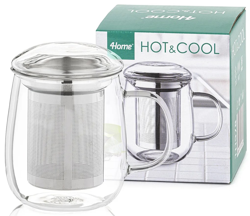 4Home Teásbögre szűrővel Hot&Cool 450 ml