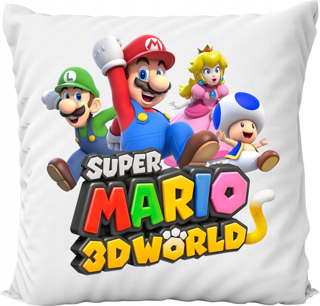 Mario Párna 3D Mese Film Játék Ajándék