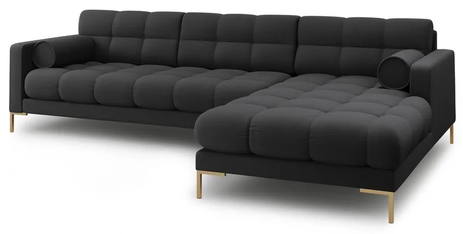 Sötétszürke sarokkanapé (jobb oldali) Bali – Cosmopolitan Design
