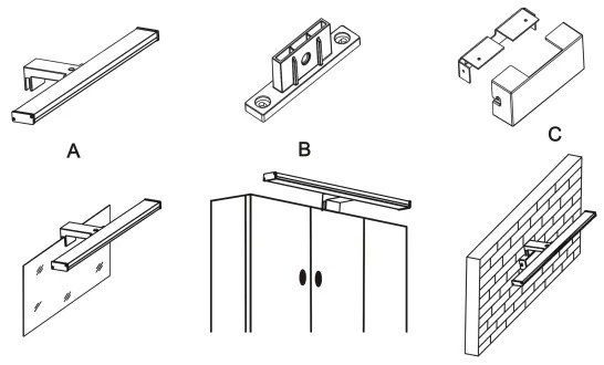 Top Light - LED Fürdőszobai tükörvilágítás TEXAS LED/8W/230V 3000/4000/6500K IP44