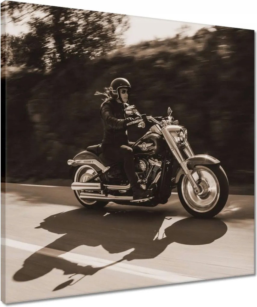 Vászonkép 50x50 Harley Davidson Motorkerékpár