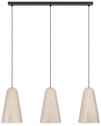 Eglo 390364 - Csillár zsinóron TOLLERIC 3xE27/40W/230V bézs