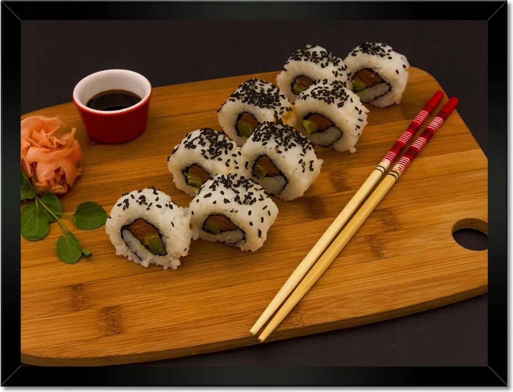 Poszterek keretben 40x30 Étel pálcikákkal