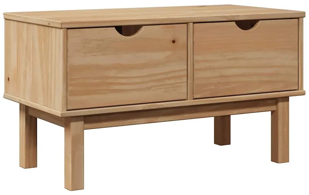 OTTA tömör fenyőfa előszobapad 80 x 40 x 45 cm