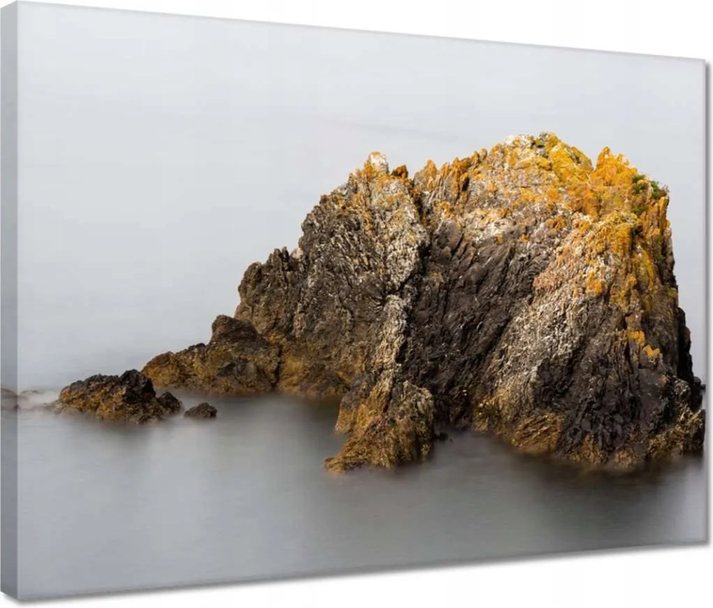 Vászonkép 40x30 Sziklák Tenger Nap