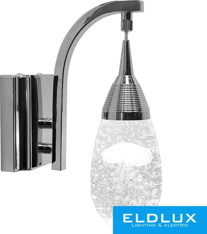 ELDLUX Medúza fali lámpa 5W NW króm