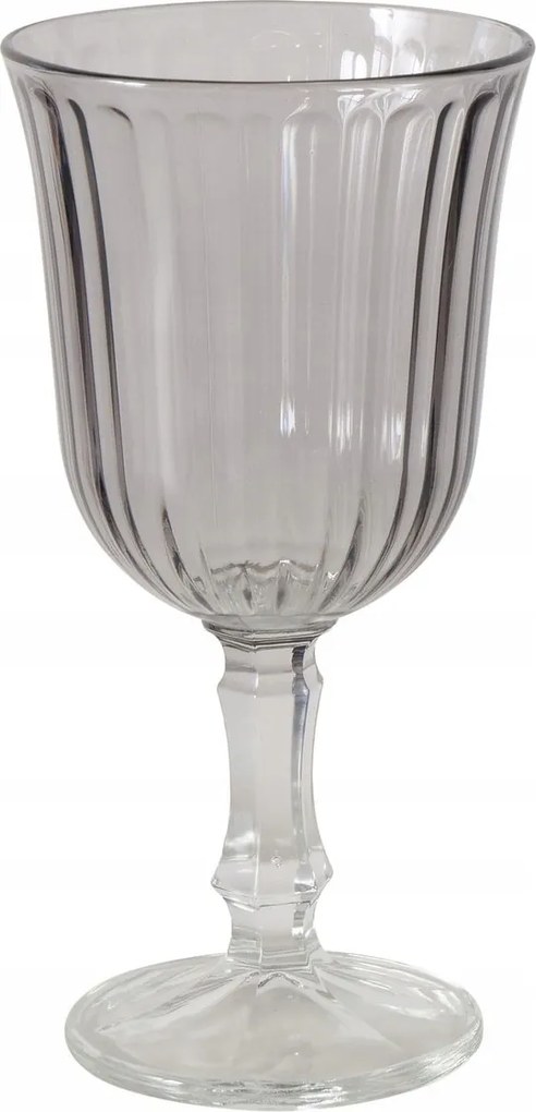 Borospohár 240 ML Sötétszürke Színezett Üveg 16 CM