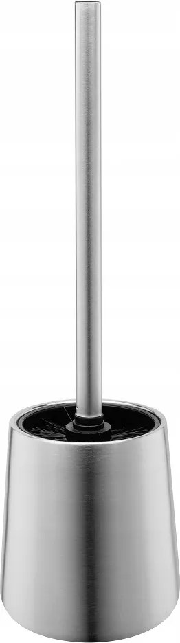 Wc kefe tartályral Stillo kúp rozsdamentes acél fekete hegy