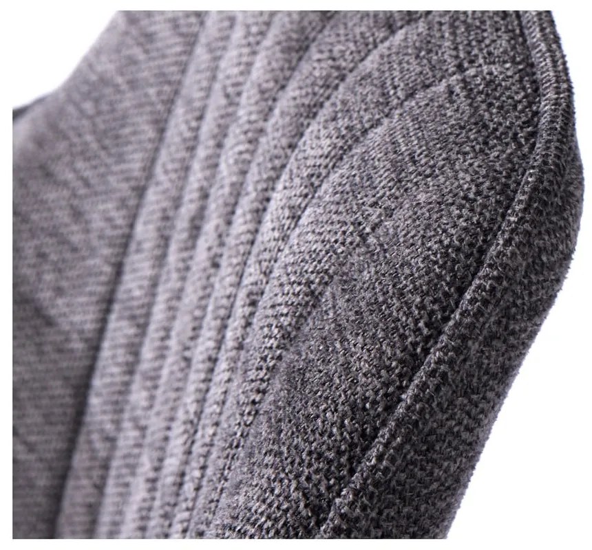 Sötétszürke kárpitozott állítható magasságú-karfás bárszék (ülésmagasság 65 cm) Nolan – Unique Furniture